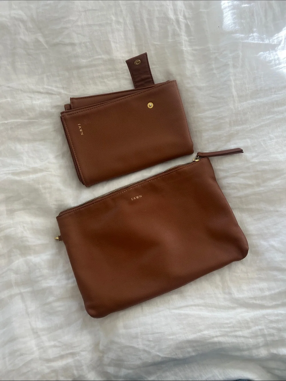 Fawn design diaper changing pad
